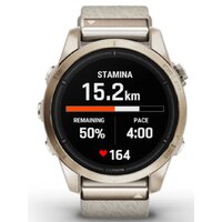 Garmin Epix Pro Gen 2 Sapphire 42 мм (мягкое золото/крем, с нейлоновым и силиконовым ремешками) Image #9