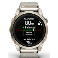 Garmin Epix Pro Gen 2 Sapphire 42 мм (мягкое золото/крем, с нейлоновым и силиконовым ремешками) Image #6