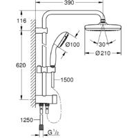 Grohe New Tempesta System 210 26381001 Image #2