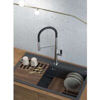 Omoikiri Osaka C-BL (хром/черный) Image #4