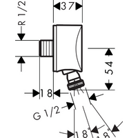 Hansgrohe FixFit 27506000 Image #2