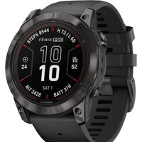 Garmin Fenix 7X Pro Sapphire Solar (карбоново-серый титан/черный)