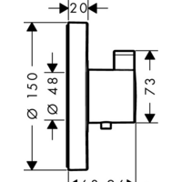 Axor ShowerSelect S Highflow 15741000 Image #2