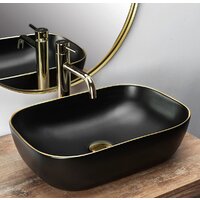 Rea Belinda (черный матовый/золотистый) Image #3