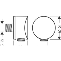 Hansgrohe FixFit 27453000 Image #8