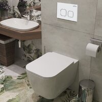 Roxen Cube в комплекте с инсталляцией StounFix Dual Fresh 6 в 1 534002 (кнопка: белый глянец) Image #10