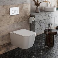 Roxen Cube в комплекте с инсталляцией StounFix Dual Fresh 6 в 1 534002 (кнопка: белый глянец) Image #11