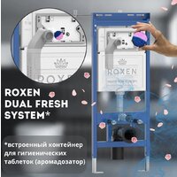 Roxen Cube Bidet One Rimless 6 в 1 StounFix Dual Fresh 583046 (кнопка: черный матовый) Image #11