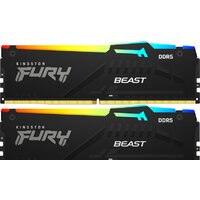 Kingston FURY Beast RGB 2x32ГБ DDR5 4800МГц KF548C38BBAK2-64