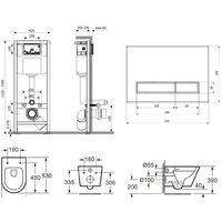 Lavinia Boho Relfix Biore Rimless 6 в 1 77040097 (белый пластик) Image #2