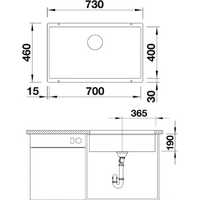 Blanco Rotan 700-U 521344 (антрацит) Image #2