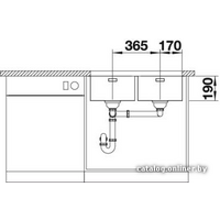 Blanco Andano 340/340-U (с клапаном-автоматом) [520825] Image #4