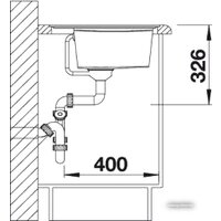 Blanco Zenar XL 6 S-F (алюметаллик, правая) [519309] Image #3