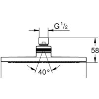 Grohe Tempesta Cosmopolitan 200 27541001 Image #2