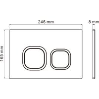 Roxen Cube в комплекте с инсталляцией StounFix Dual Fresh 6 в 1 966482 (кнопка: бежевый) Image #19