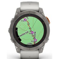 Garmin Fenix 7 Pro Sapphire Solar (титан/оранжевый) Image #4