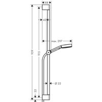 Hansgrohe Pulsify Select 105 3jet Relaxation 24170000 (хром) Image #3