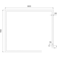 IDDIS Зеркало Brick BRI8000i98 Image #5