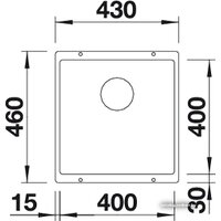 Blanco Subline 400-U (антрацит) [515762] Image #2