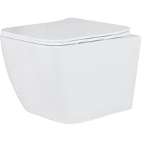 Roxen Cube Bidet One Rimless 6 в 1 StounFix Dual Fresh 623444 (оружейная сталь/металл) Image #6