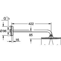 Grohe Rainshower Cosmopolitan 210 26171000 Image #2