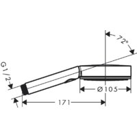 Hansgrohe Pulsify Select S 105 3jet 24100670 (черный матовый) Image #11