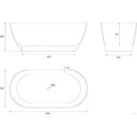 VATE Liora 150x76 (белый глянцевый) Image #5