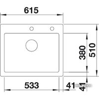 Blanco PALONA 6 Crystal White Glossy (520922) Image #2