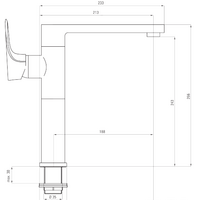 Deante Gardenia BEG W630 (хром/белый) Image #4