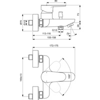 Ideal Standard Cerafine O BC500AA Image #2