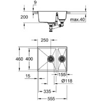 Grohe K500 60-C 55.5/46 1.5 31648AT0 (серый гранит) Image #2