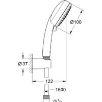 Grohe Tempesta Cosmopolitan 100 27588002 Image #2