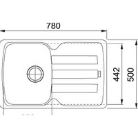 Franke Antea AZG 611-78 (серый) Image #2