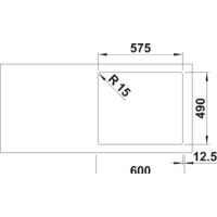 Blanco Solis 340/180-IF/A 526132 (правая, полированная) Image #3