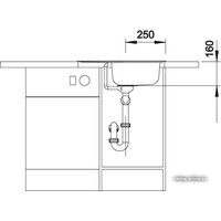 Blanco Tipo 45 S Mini (матовая) [516524] Image #6