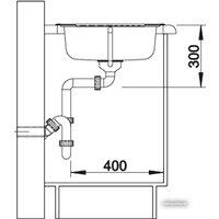 Blanco Tipo 45 S Mini (матовая) [516524] Image #5