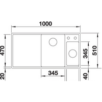 Blanco Axia III 6 S (разделочная доска из стекла, белый) 524657 Image #2