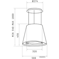 Elica Juno BL/F/50 [PRF0071970] Image #4