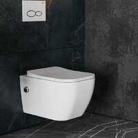 Roxen Cube bidet в комплекте с инсталляцией StounFix Dual Fresh 6 в 1 966426 (кнопка: серый бетон) Image #10