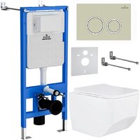 Roxen Boro в комплекте с инсталляцией StounFix Dual Fresh 6 в 1 966244 (кнопка: бежевый) Image #2
