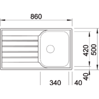 Blanco Livit 45 S Salto 514786 (нержавеющая сталь полированная) Image #5