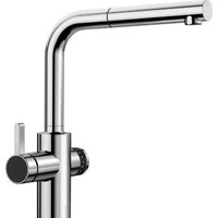 Blanco Evol-S Volume с дозатором воды (рычаг слева, хром)