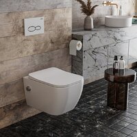 Roxen Cube bidet в комплекте с инсталляцией StounFix Dual Fresh 6 в 1 966246 (кнопка: бежевый) Image #10