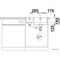Blanco Solis 340/180-IF 526130 (правая, полированная) Image #4