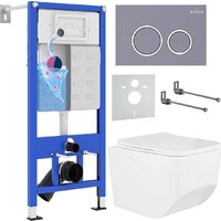 Roxen Boro в комплекте с инсталляцией StounFix Dual Fresh 6 в 1 966110 (кнопка: серый бетон) Image #2