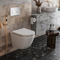 Roxen Antares Gold в комплекте с инсталляцией StounFix Dual Fresh 6 в 1 904965 (белое стекло) Image #10