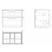 Dreja Тумба под умывальник Q 70 [99.0002] Image #5