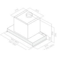Elica Glass Out IX/A/60 [PRF0109787] Image #4