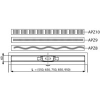 Alcaplast APZ8-750M Image #3