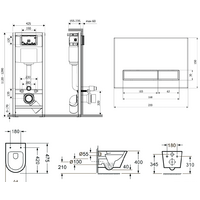 Lavinia Boho Biore Compacto Rimless 6 в 1 77040085 (белый пластик) Image #2